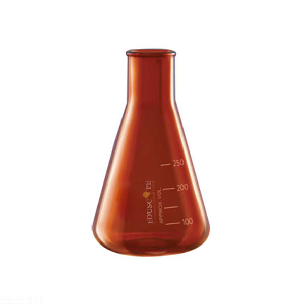 Conical Flask, Amber