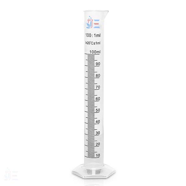 Cylinder, measuring, plastic, 100ml