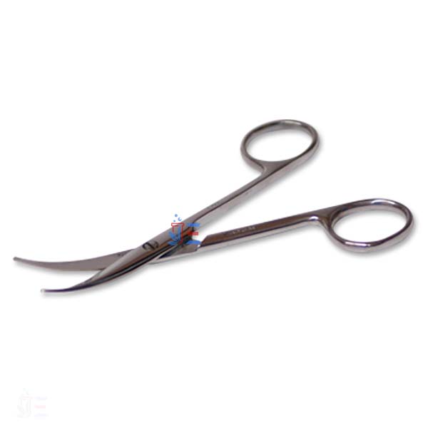 Scissors, Mayo, 140 mm, curved, blunt