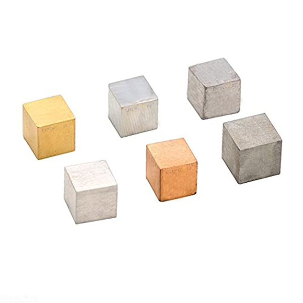 Metal Density Cubes Set of 6