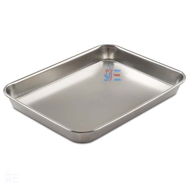 Tray, dressing, stainless steel, 480 x 330 x 20mm