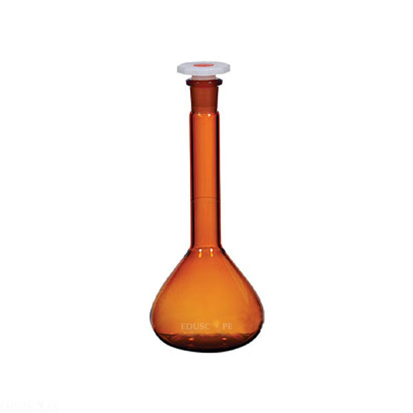 Volumetric Flask, Amber