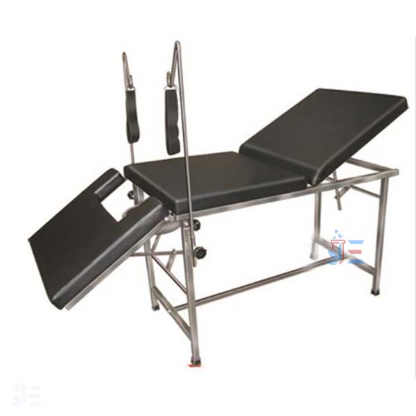 Table, gynecology, delivery, with accessories