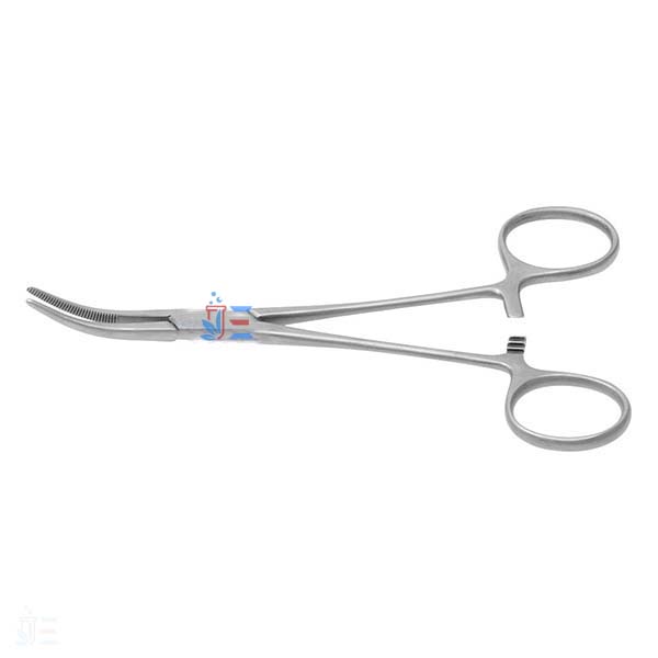 Forceps, artery, Kelly, 140 mm, curved