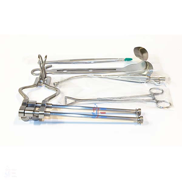 Surgical instruments, abdominal, set