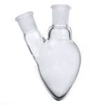 Pear Shaped Flask with Two Neck